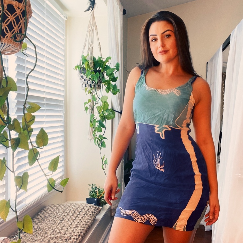 Hippie mini dress